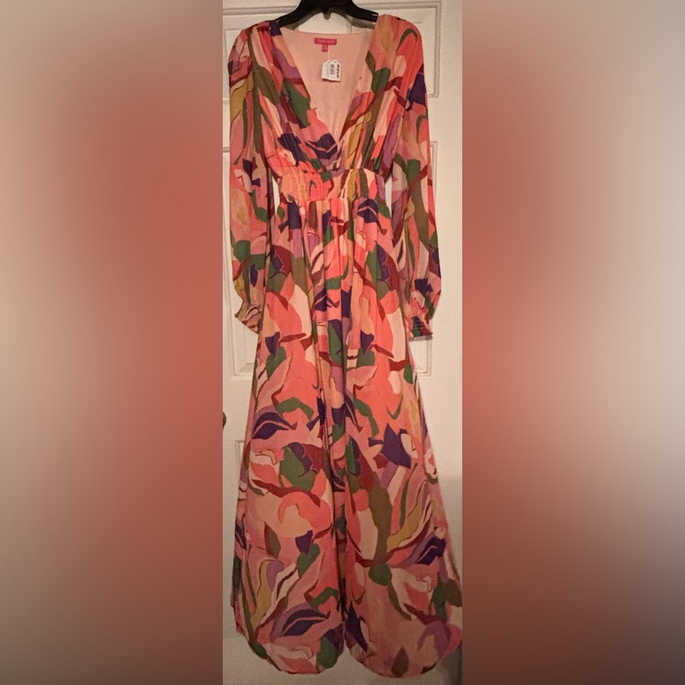 Flying Tomato Pink and Orange Dress